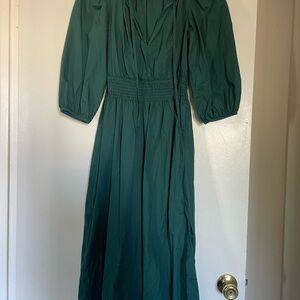 GAP Teal Long Sleeve Dress